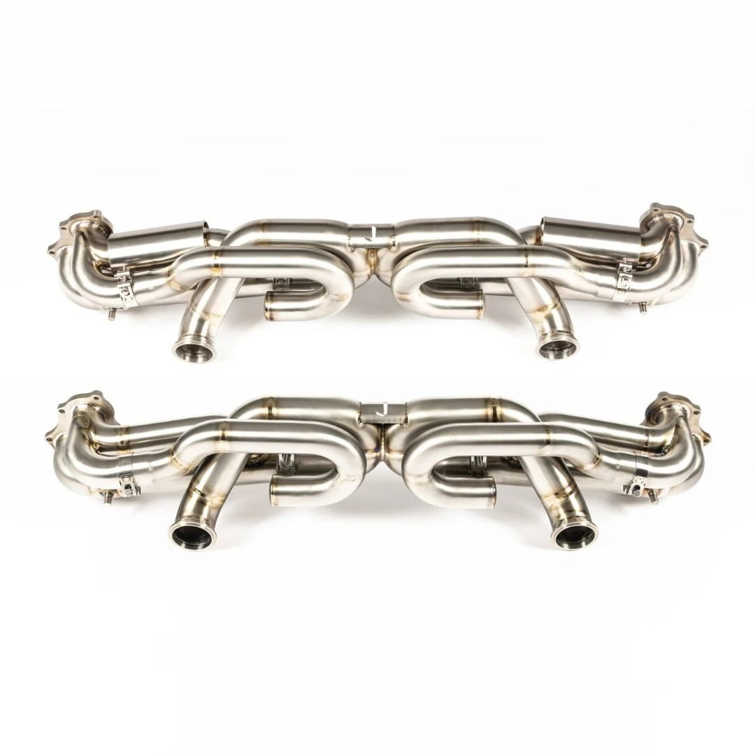 JCR Titanium Valved Race Exhaust System for 982 Porsche 718 Cayman GT4 and GTS 4.0 / 718 Boxster GTS 4.0 and Spyder