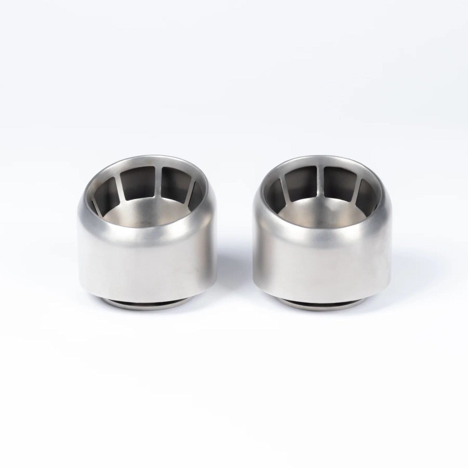 JCR Vapour Blasted Titanium Weissach Exhaust Tips for 982 Porsche 718 Boxster GTS 4.0, Spyder, and Spyder RS / 718 Cayman GT4, GT4 RS, and GTS 4.0