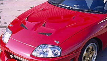 JUN Aero Bonnet Hood for 1993-2002 Toyota Supra [JZA80]