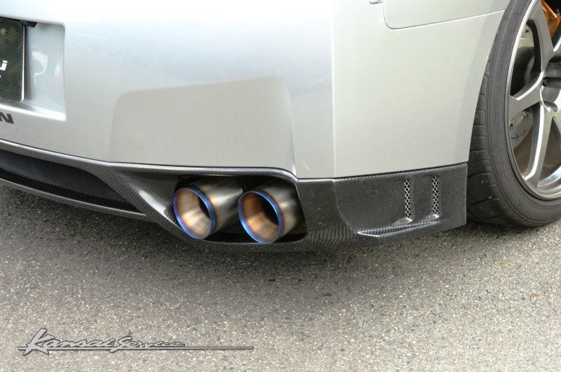 Kansai Service Carbon Rear Under Spoiler for R35 Nissan GT-R