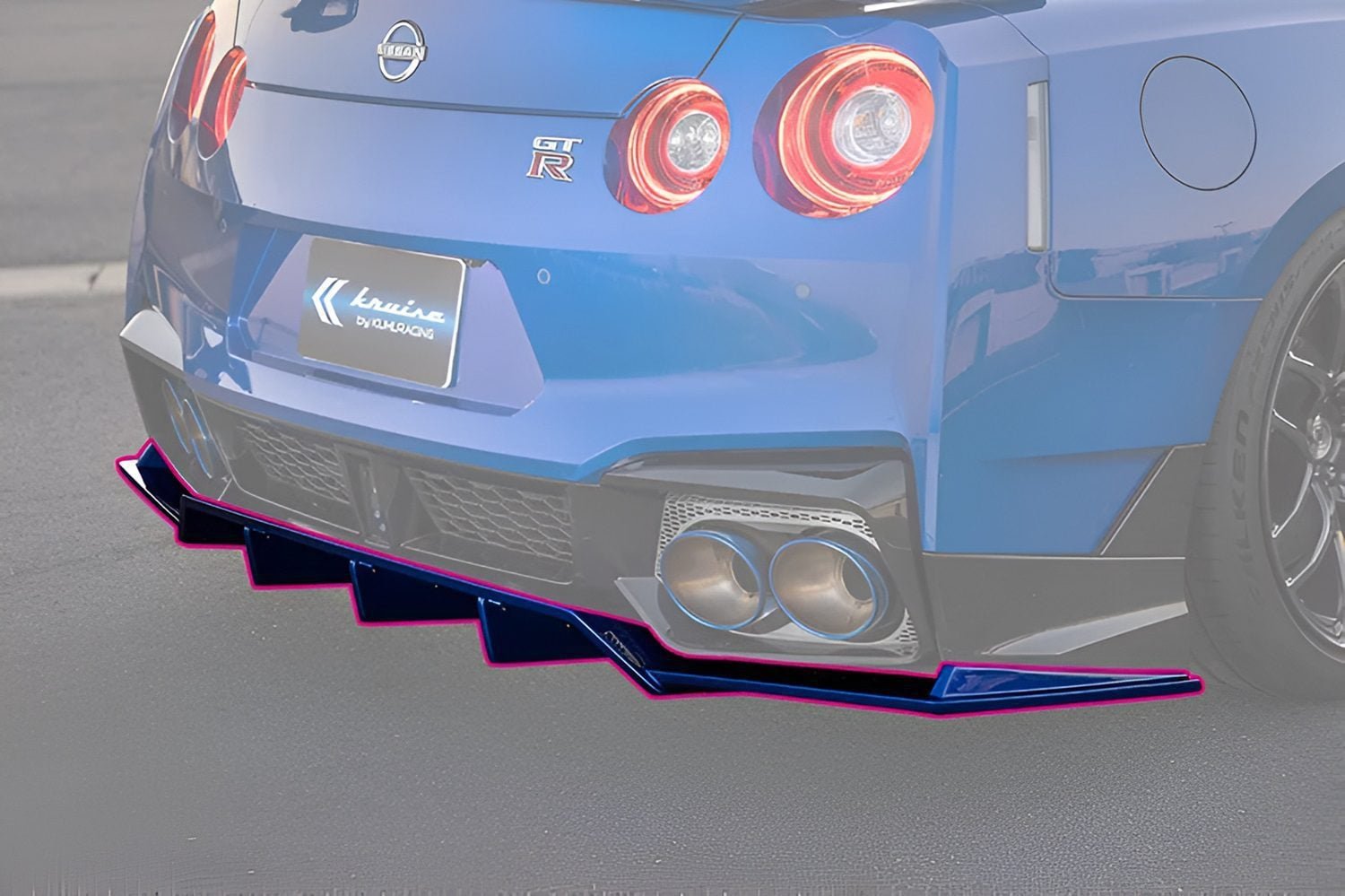 KUHL KRUISE Rear Floating Diffuser for R35 Nissan GT-R (2024+)
