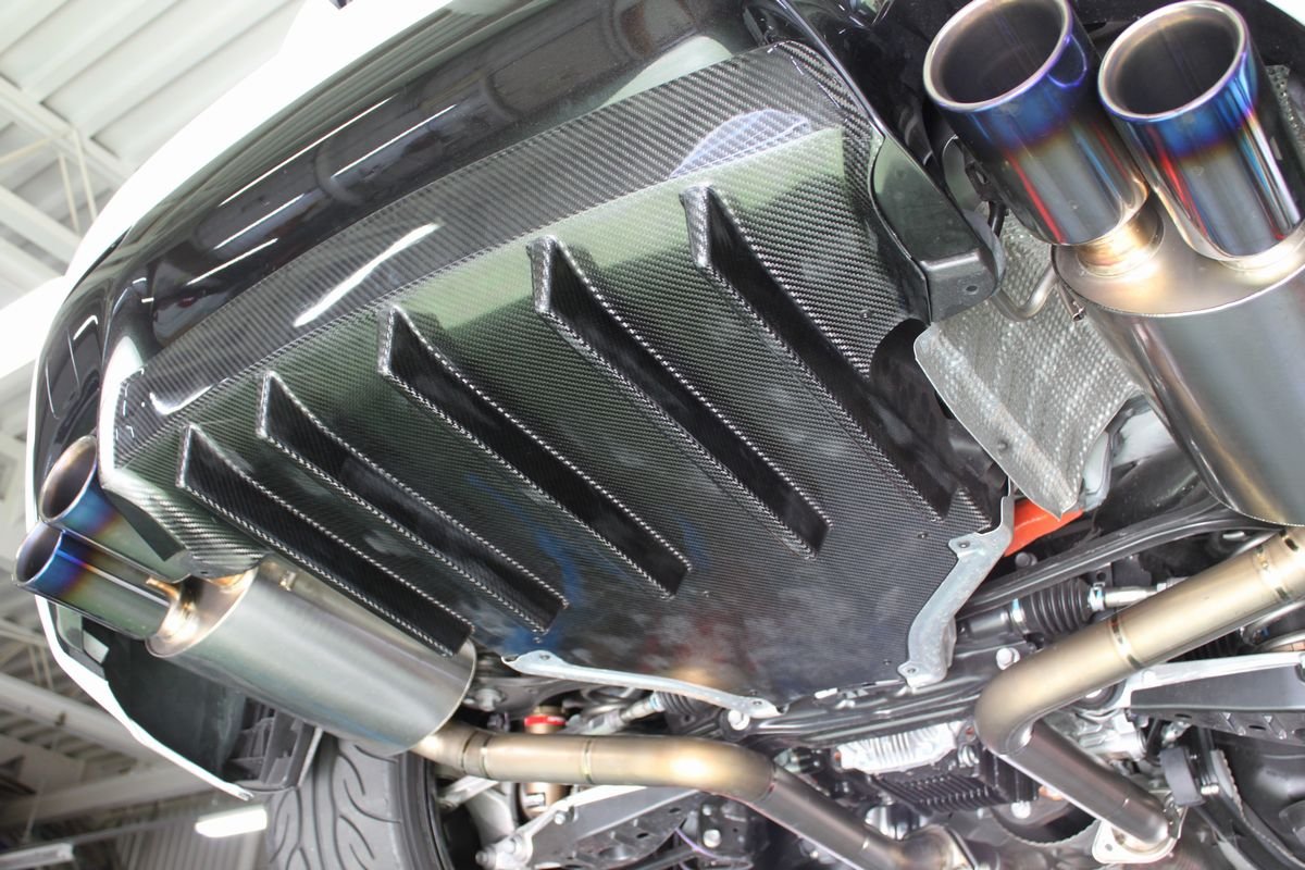 LEMS Dry Carbon Rear Under Diffuser for 2017-19 Lexus RC-F [XC10]