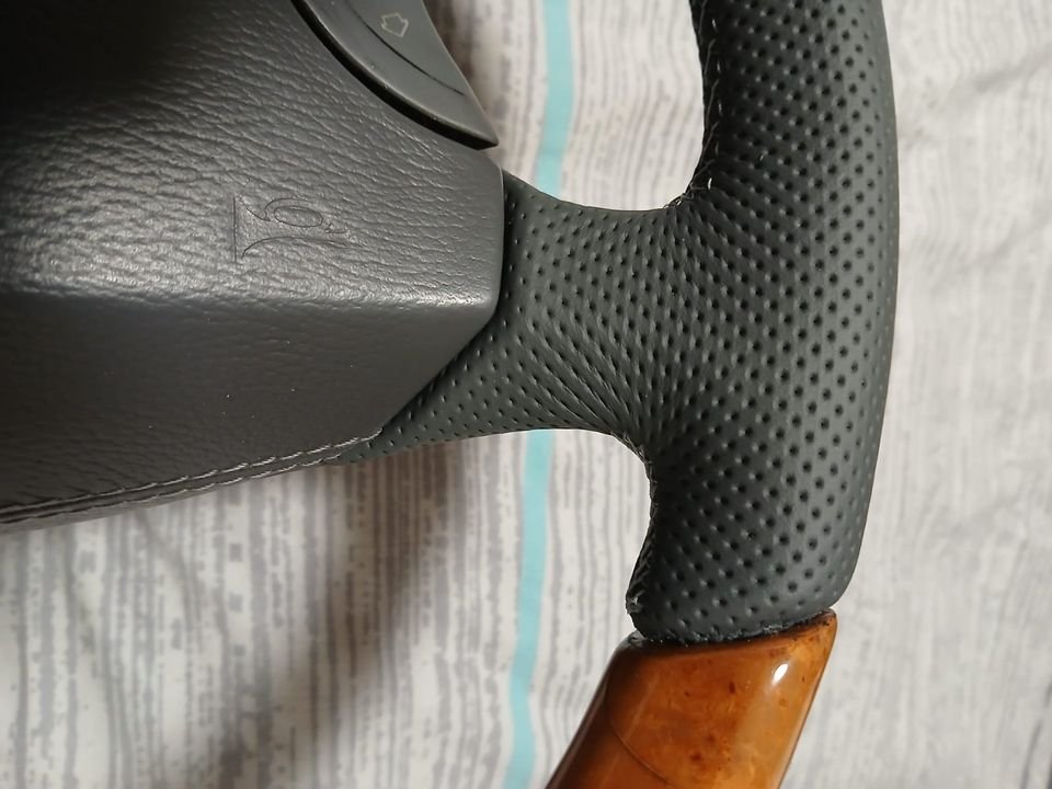 LENKRAD Mercedes Benz S-Klasse Holz / Leder