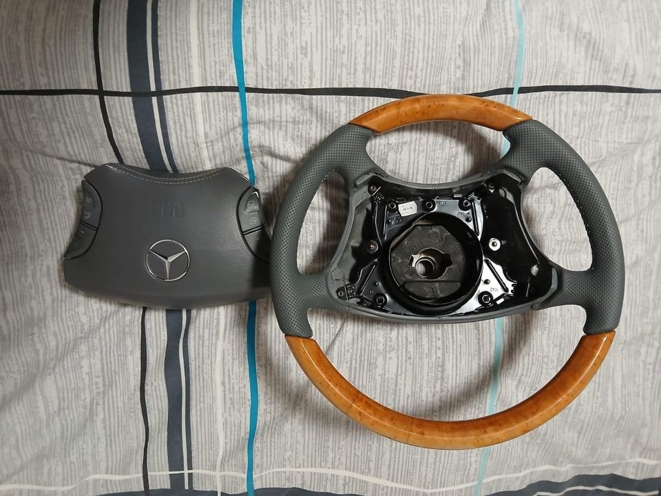 LENKRAD Mercedes Benz S-Klasse Holz / Leder