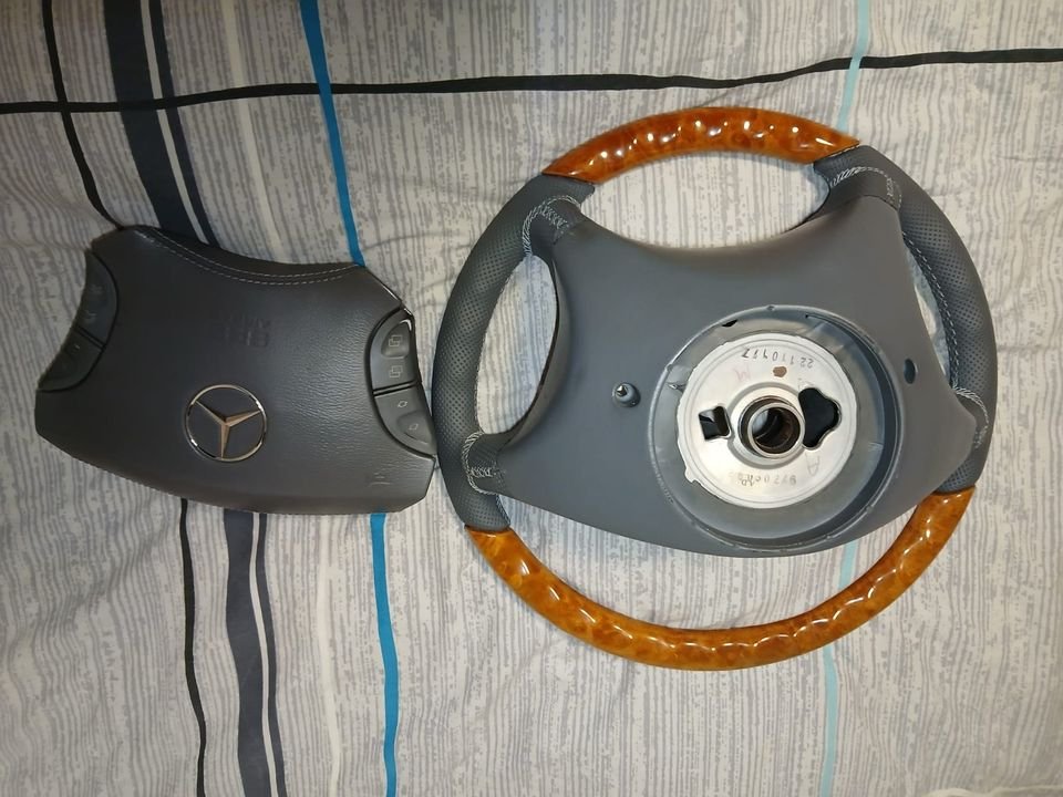 LENKRAD Mercedes Benz S-Klasse Holz / Leder