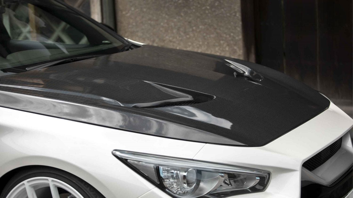 Liberty Walk lb★nation Bonnet Hood for V37 Infiniti Q50 / Nissan Skyline