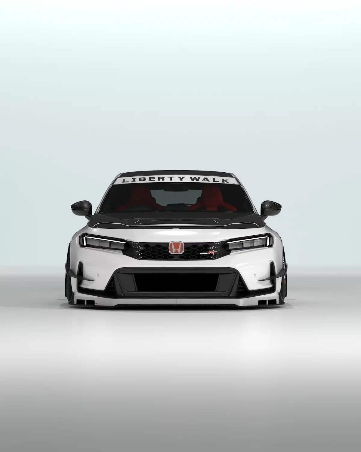 Liberty Walk LB-Nation Front Diffuser for FL5 Honda Civic Type R [LBWFL5-FD-FRP/LBWFL5-FD-FRPCFRP]