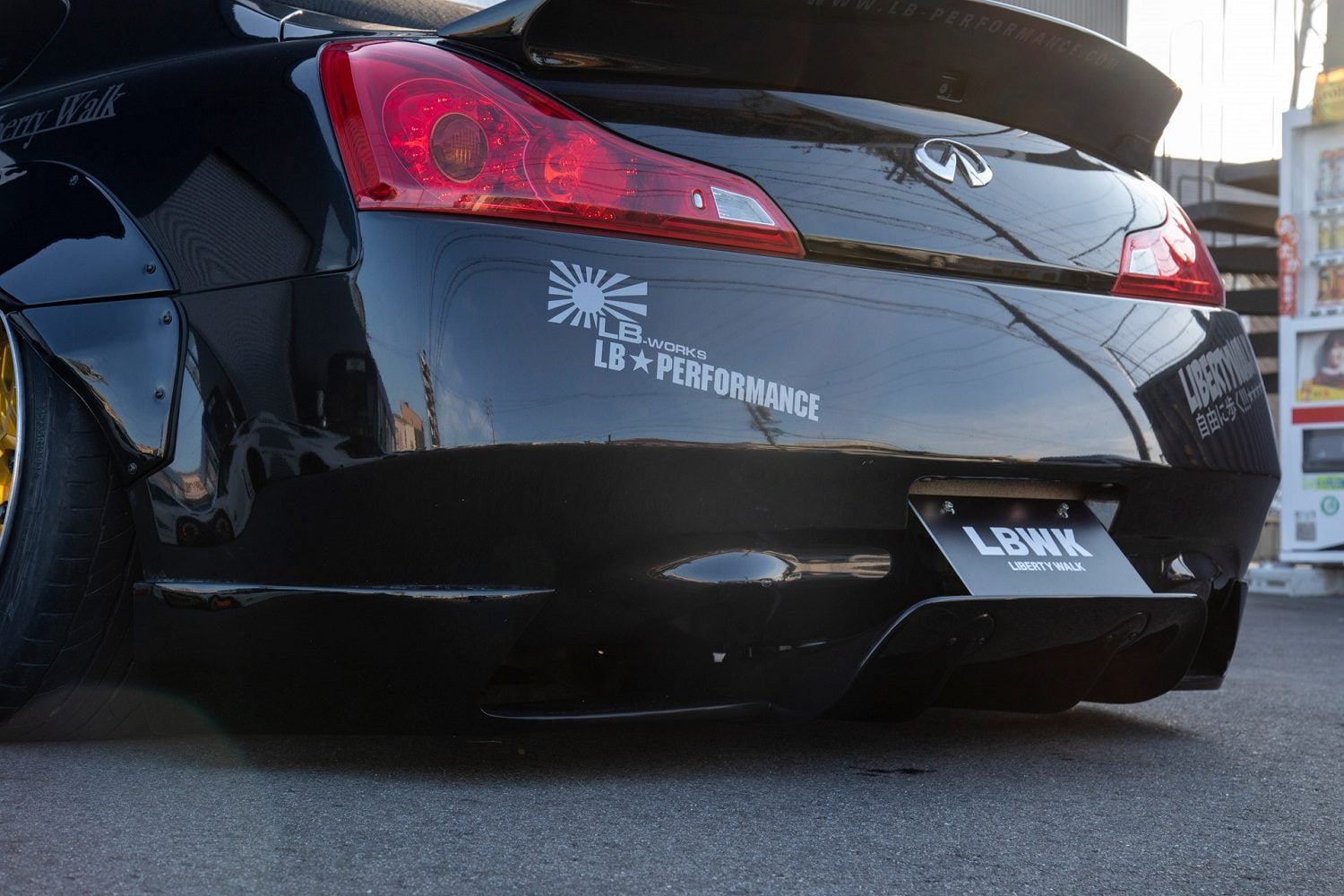Liberty Walk lb★nation Rear Diffuser for V36 Infiniti G35 / G37 & Nissan Skyline