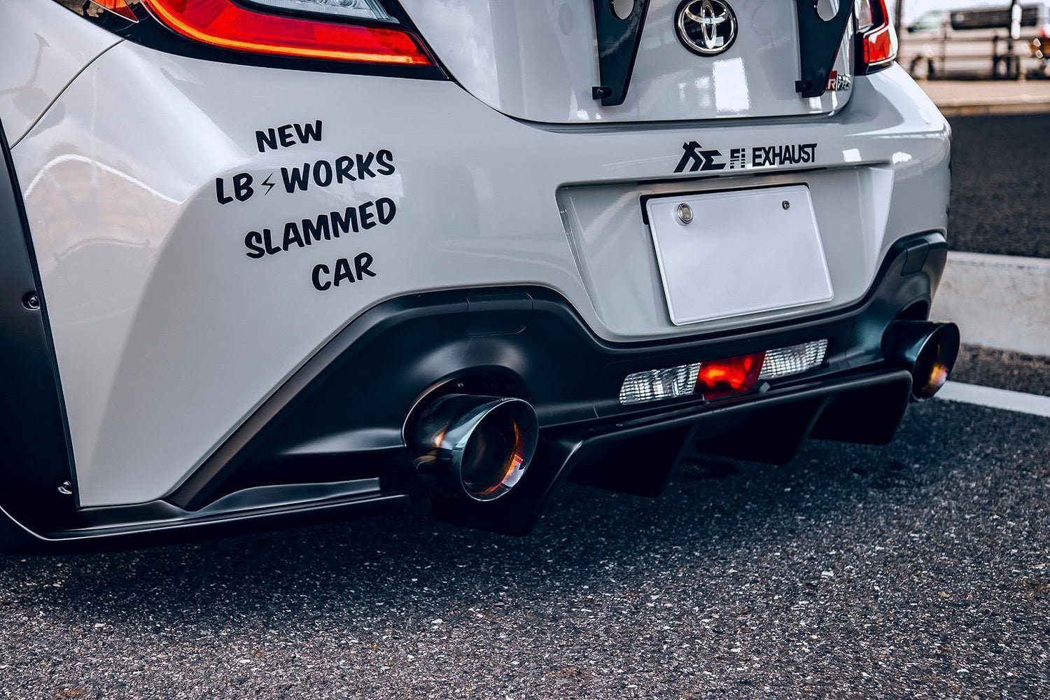 Liberty Walk lb★nation Rear Diffuser for ZD8 Subaru BRZ / ZN8 Toyota GR86