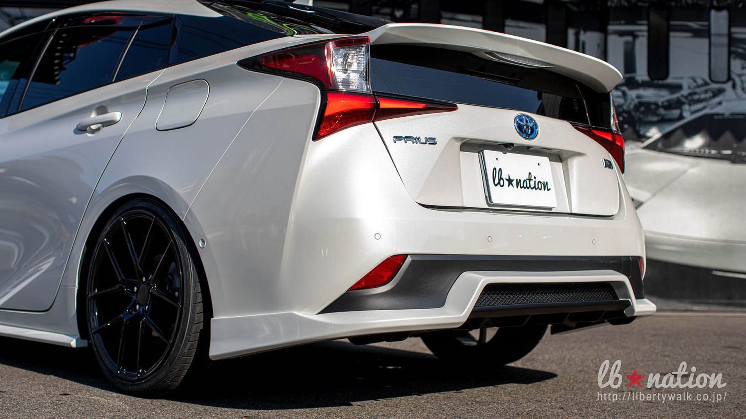 Liberty Walk lb★nation Rear Under Diffuser for XW50 Toyota Prius