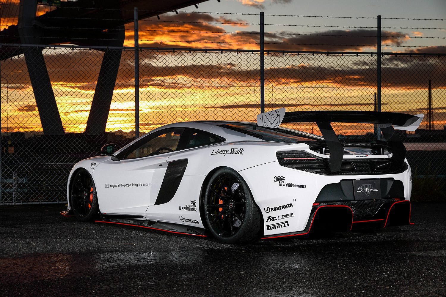 Liberty Walk LB★PERFORMANCE Rear Diffuser for McLaren 12C & 650S
