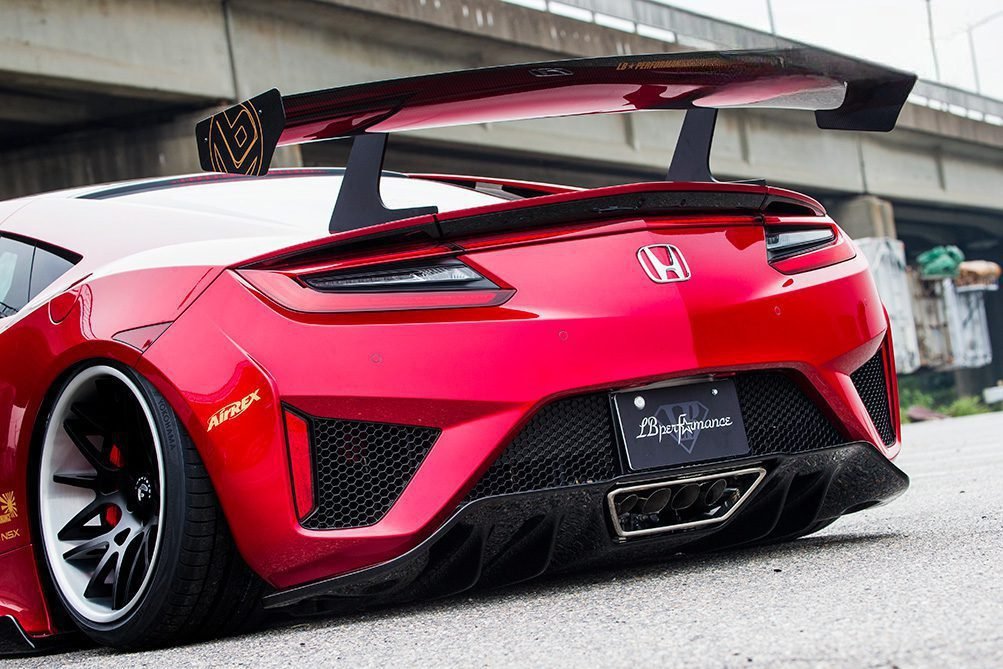 Liberty Walk LB★PERFORMANCE Rear Diffuser for NC1 Acura NSX
