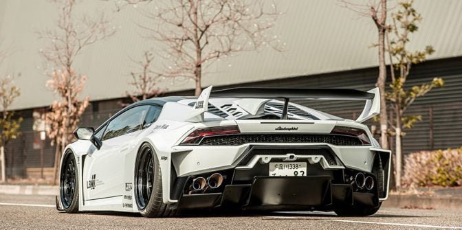 Liberty Walk LB-Silhouette WORKS GT Rear Diffuser for LP610-4 Lamborghini Huracán