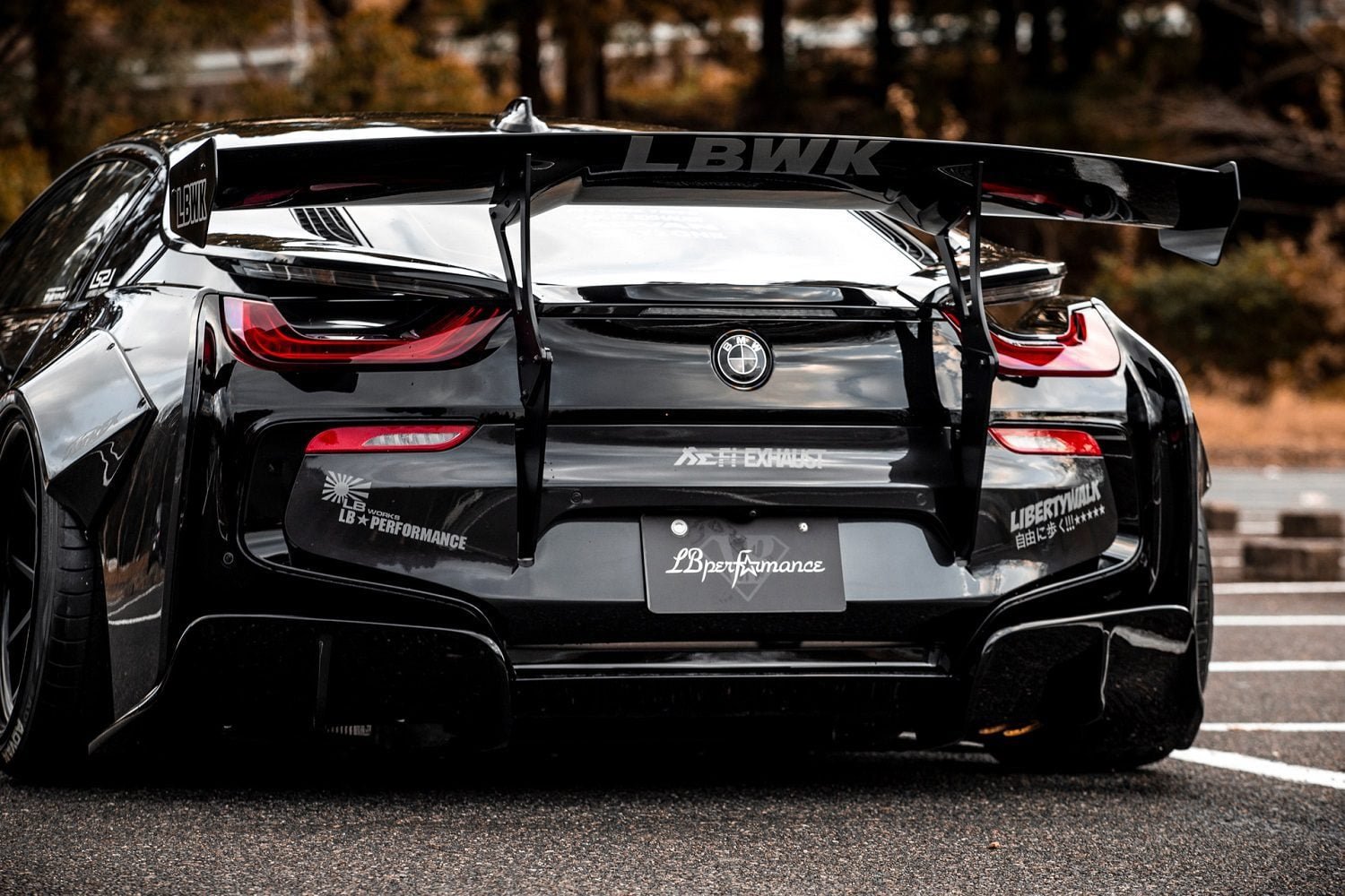 Liberty Walk LB-WORKS Rear Diffuser for I12 BMW i8