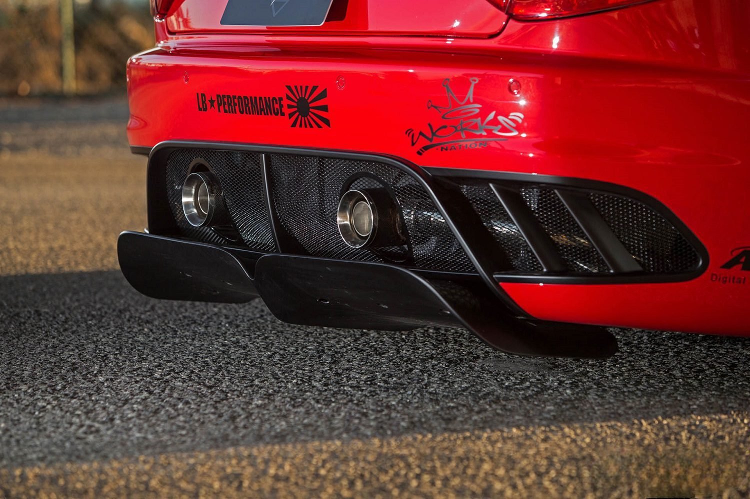 Liberty Walk LB-WORKS Rear Diffuser for M145 Maserati GranTurismo