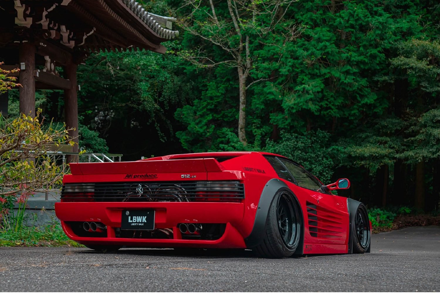 Liberty Walk LB-WORKS Rear Diffuser for Type F110 Ferrari 512 TR