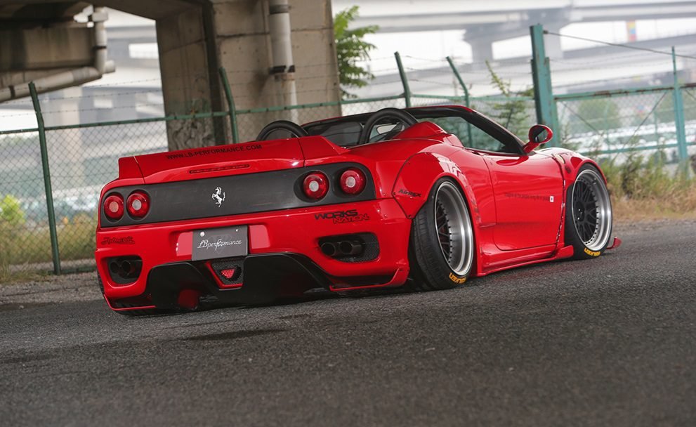 Liberty Walk LB-WORKS Rear Diffuser for Type F131 Ferrari 360