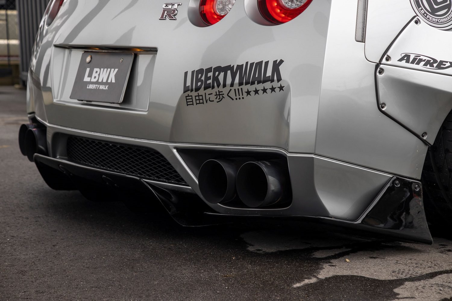 Liberty Walk LB-WORKS Type-I Rear Diffuser for R35 Nissan GT-R