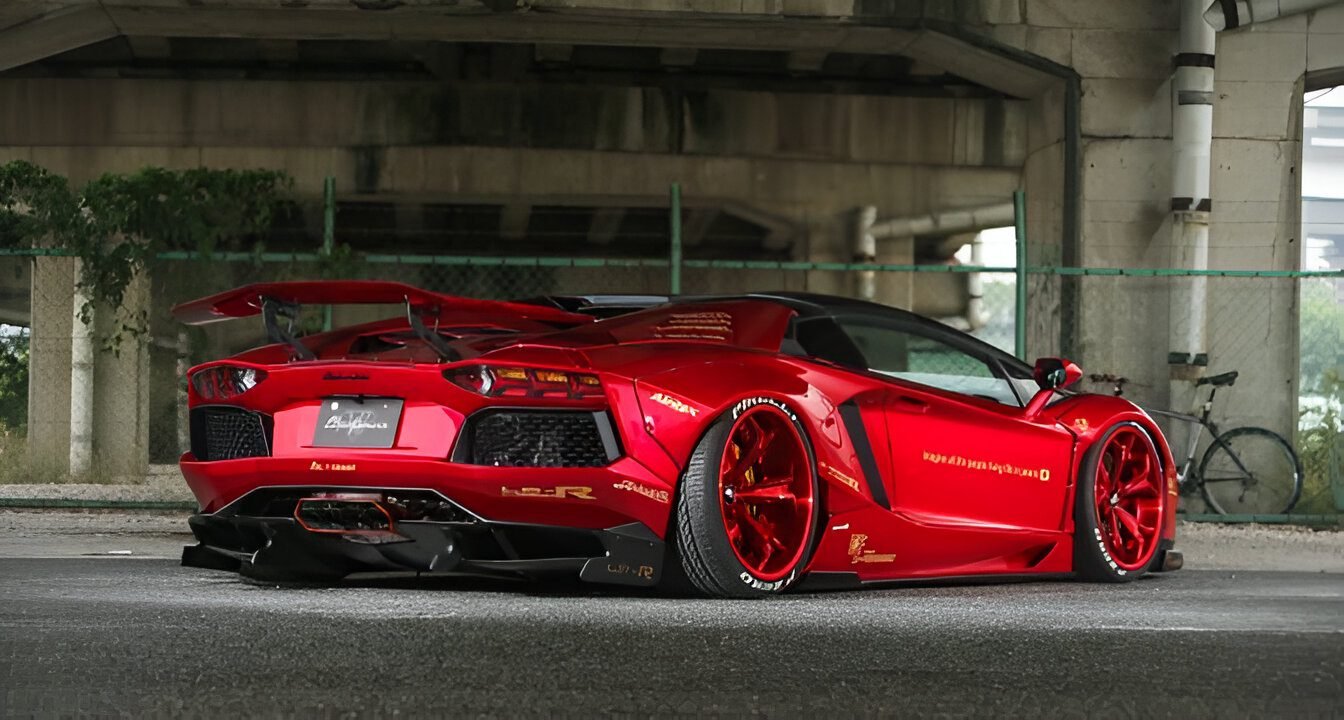 Liberty Walk LB-WORKS Type-I Ver. 2 Rear Diffuser for LP700-4 Lamborghini Aventador