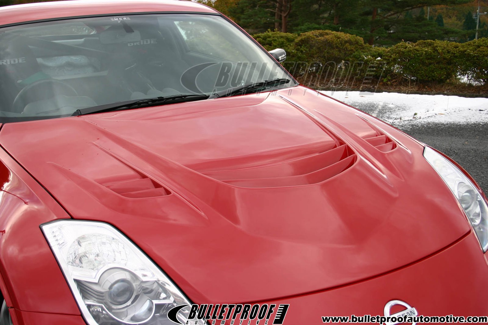 MCR Vented Hood (FRP) for 2003-08 Nissan 350Z [Z33]
