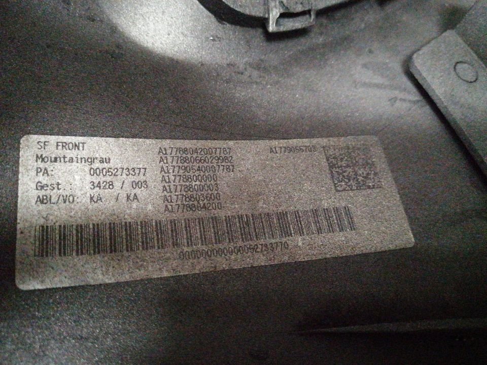 Mercedes AMG A177 W177 A-Klasse Stoßstange Bumper vorne A17788536