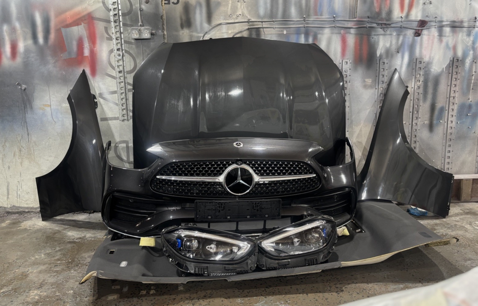 Mercedes AMG W206 Frontpaket Stoßstange Scheinwerfer Motorhaube