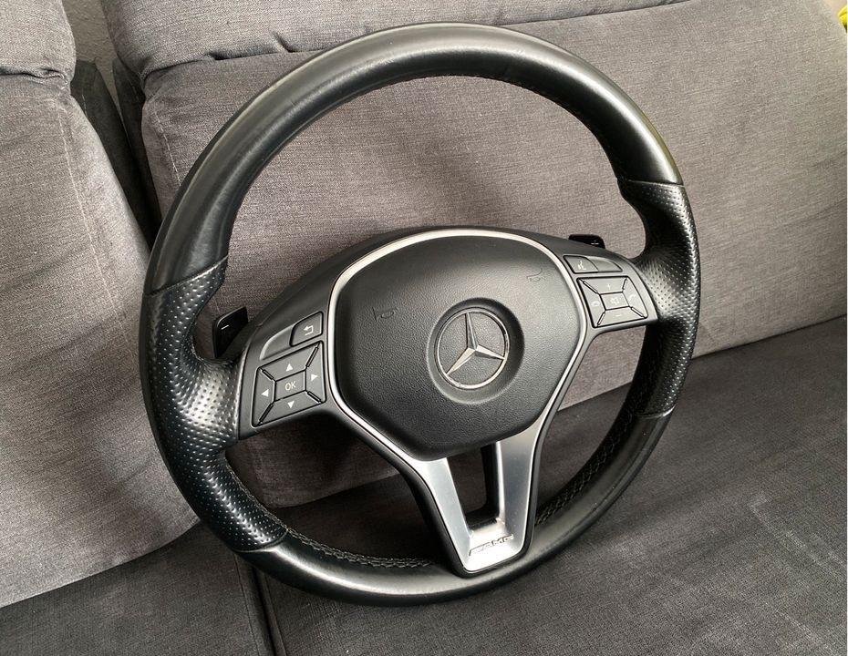 Mercedes-Benz 3-Speichen Sport Leder Lenkrad A2184600618