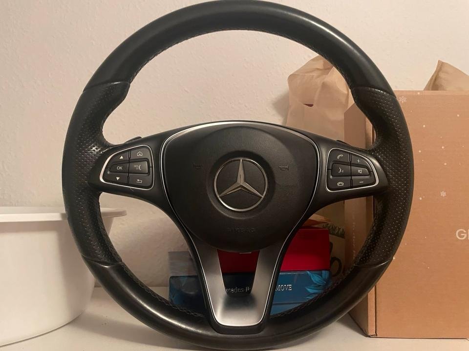 Mercedes Benz AMG Lenkrad Komplett Perforiert Leder W205 W447 Top