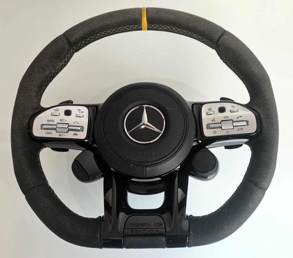 Mercedes Benz AMG Lenkrad Leder 63 W223 W222 W213 W257 S klasse