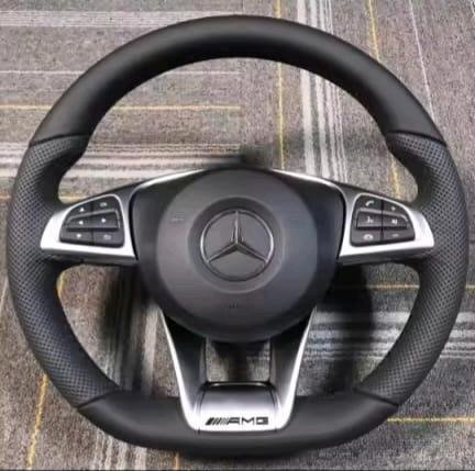 Mercedes Benz AMG Multifunktions-Leder-Lenkrad komplett plug