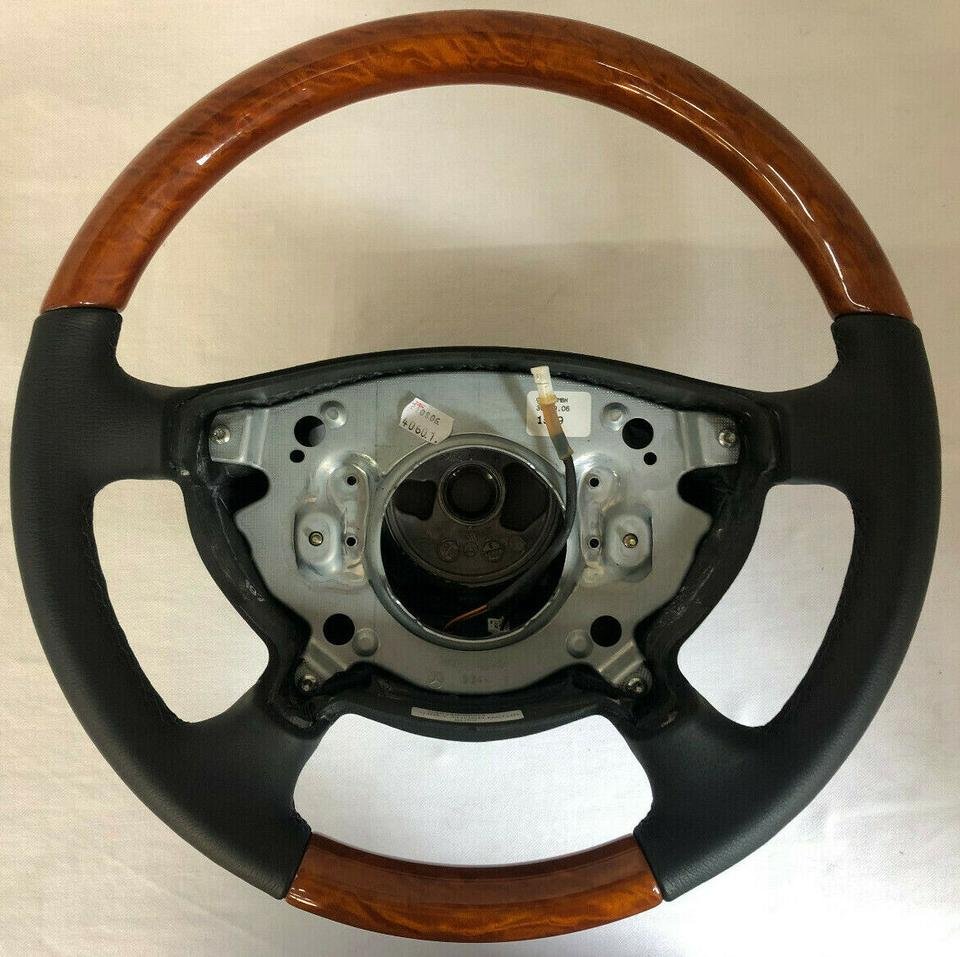 Mercedes Benz Holz designo Curly Ahorn Natur Leder Lenkrad W463