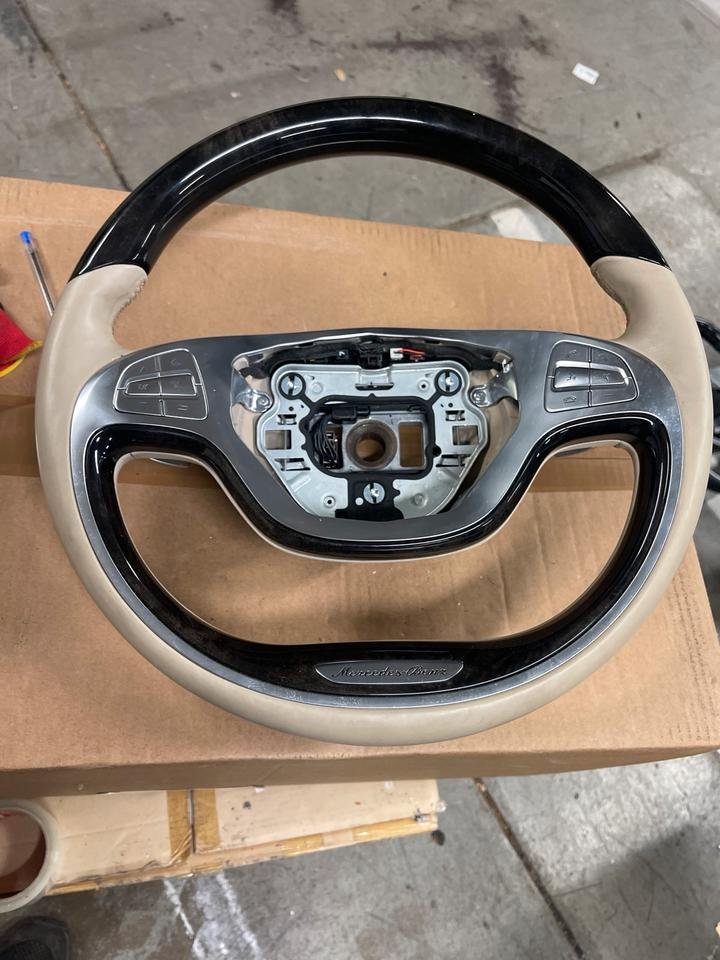 Mercedes-Benz Holz Leder Lenkrad Holz W222 S-Klassen