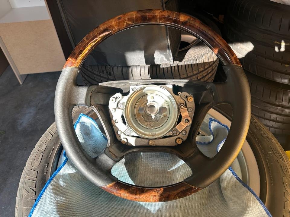 Mercedes Benz Holz-Leder-Lenkrad W124 W140 W210 R129
