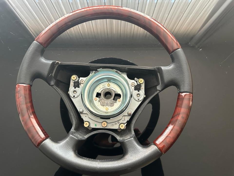 Mercedes Benz Leder Holz Lenkrad w124 s124 Amg