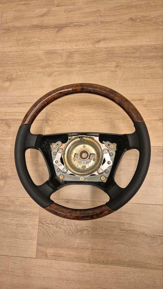 Mercedes Benz Leder Lenkrad Wurzelholz W126 W124 W129