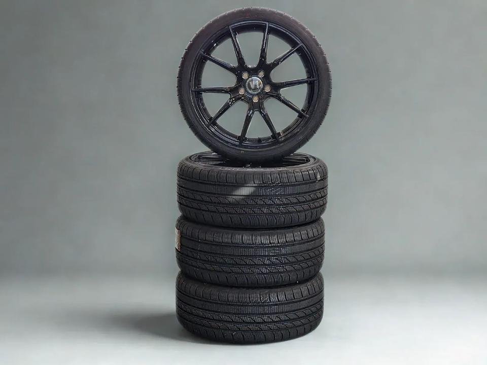 Mercedes-Benz Räder ☀️ 19 Zoll für A-Klasse W176 W177 Sommerräder Sommerreifen mit Alufelgen V1 Wheels Felgen mit Reifen schwarz Alu Sommerreifen 235/35 R19 8,5×19 ET45 5×112…