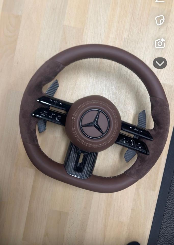 Mercedes Benz S-Klasse AMG Lenkrad Leder Alcantara Carbon