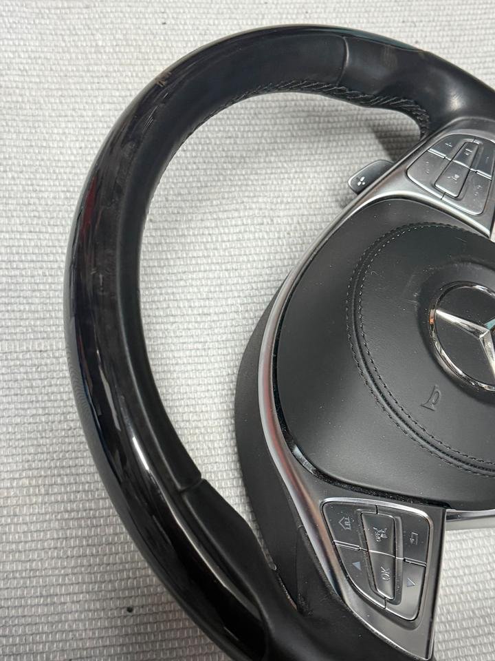 Mercedes, Benz W222 S Klasse Coupé Lenkrad Holz