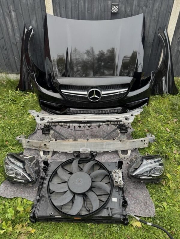 Mercedes C63 AMG Frontpaket Stoßstange Motorhaube Kotflügel 197