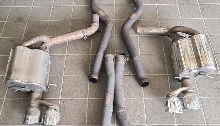 Mercedes C63 W204 Klappenauspuff, Endschalldämpfer,Endtöpfe