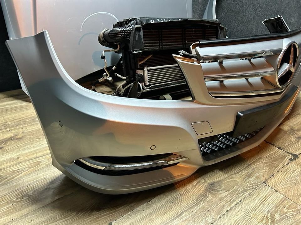 Mercedes Cklasse W204 775 Motorhaube Stoßstange Scheinwerfer Kühl