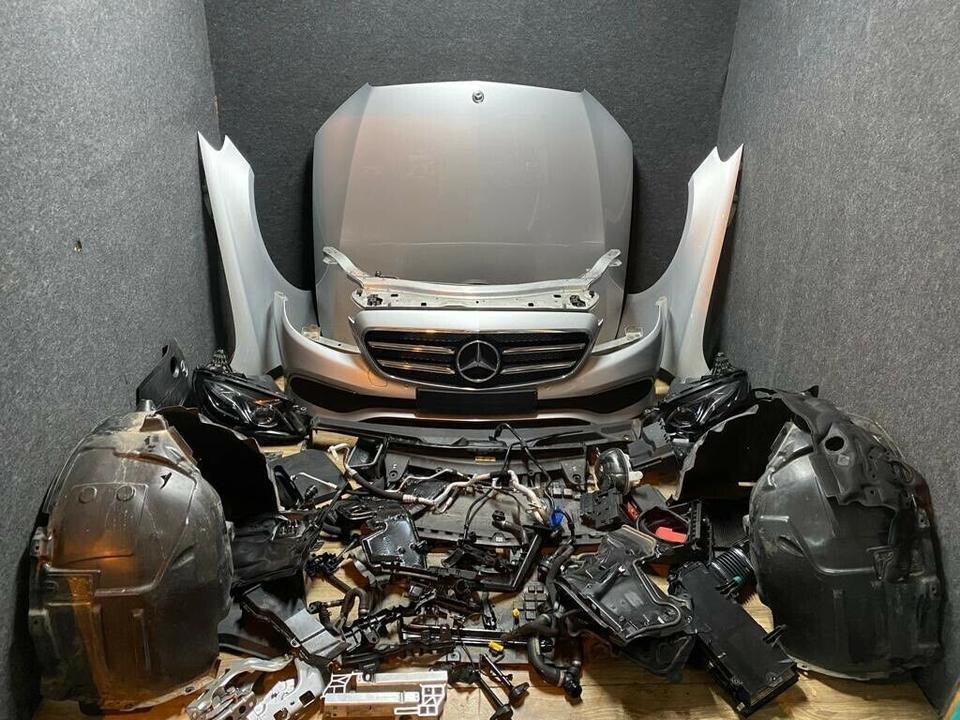 Mercedes Eklasse W213 Motorhaube Stoßstange Scheinwerfer Kühlerpa