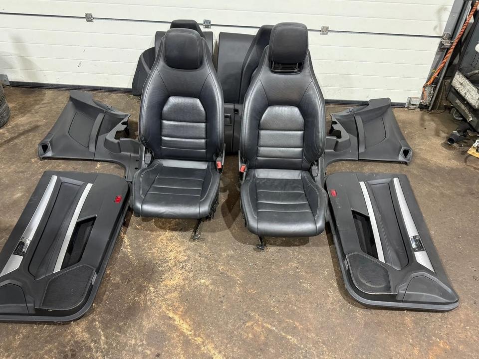 Mercedes R170 Sitze Autositze Leder Schwarz mit Sitzheizung