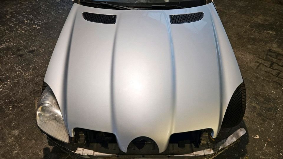 Mercedes R171 Motorhaube Haube Iridiumsilber 775