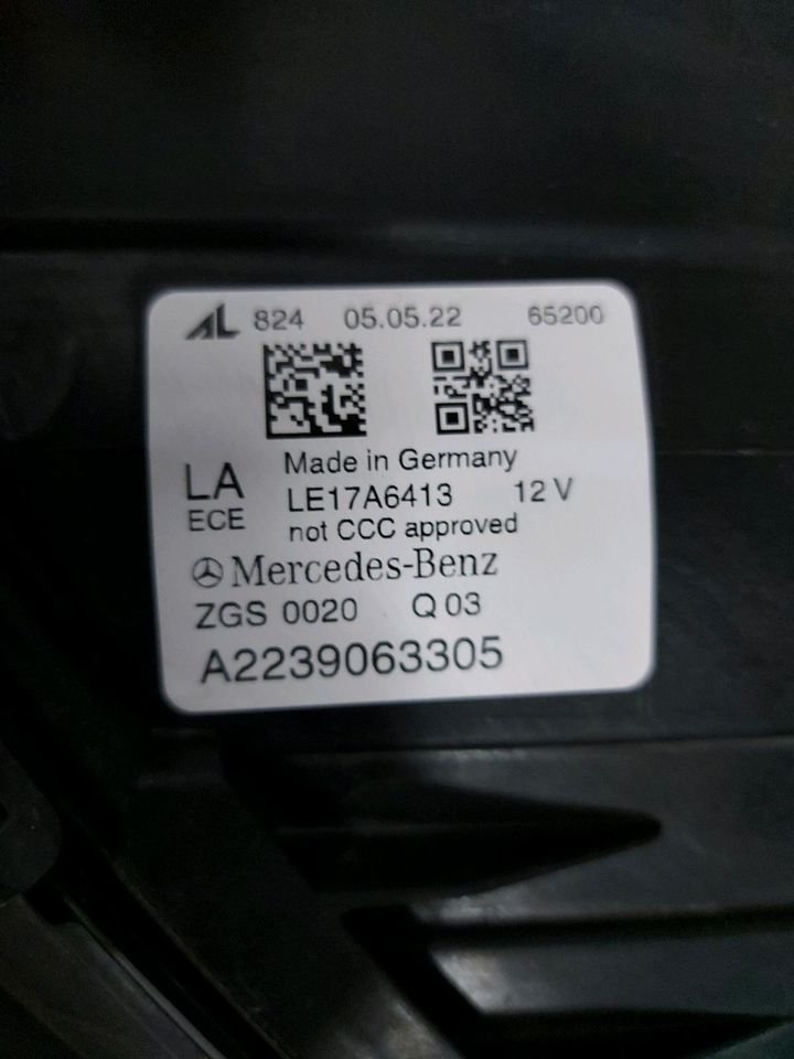 MERCEDES S W223 Voll LED Scheinwerfer Li Headlights A2239063305