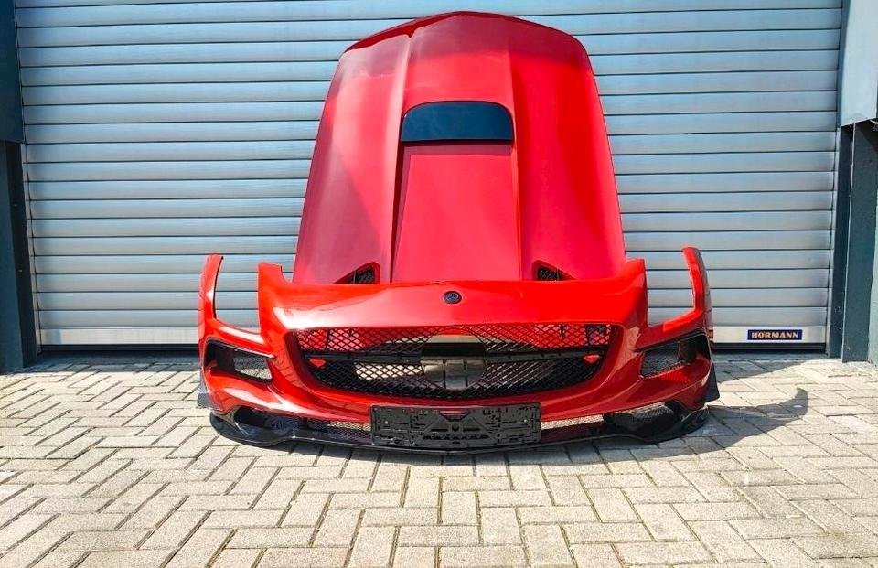 MERCEDES SLS BLACK SERIES W197 MOTORHAUBE STOßSTANGE