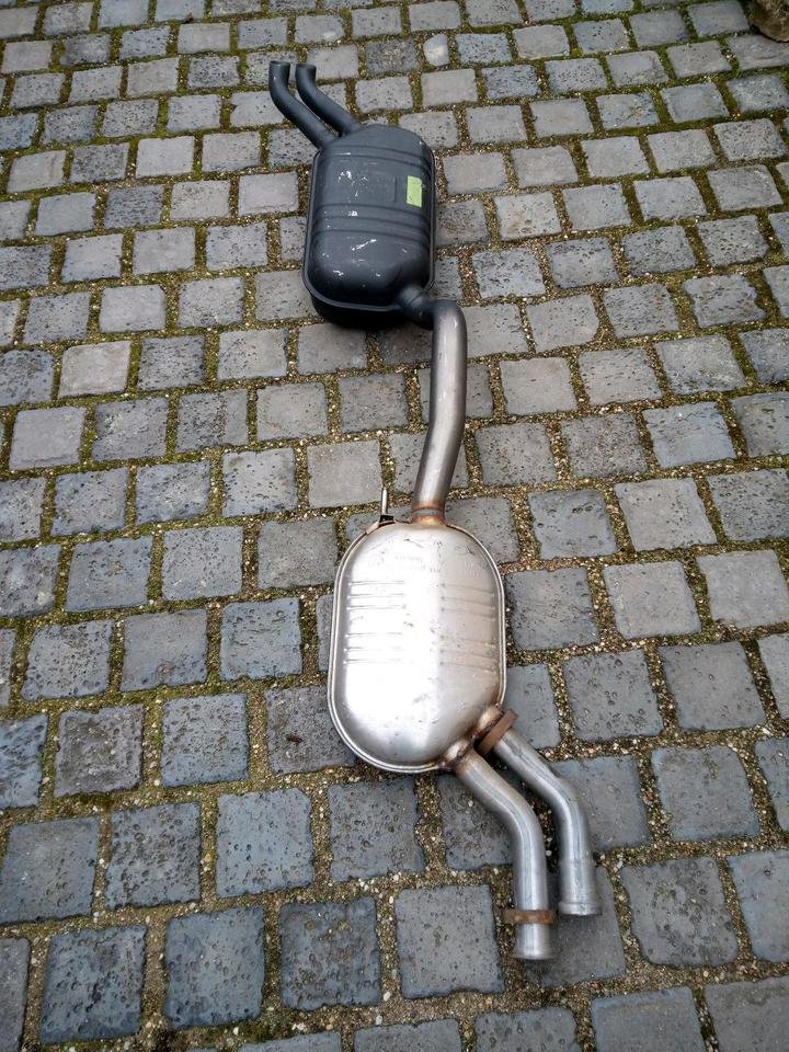 Mercedes w124 Auspuff