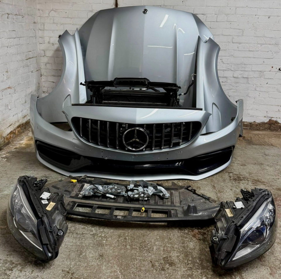 Mercedes W205 C63 AMG MOPF Frontpaket Stoßstange Motorhaube SET