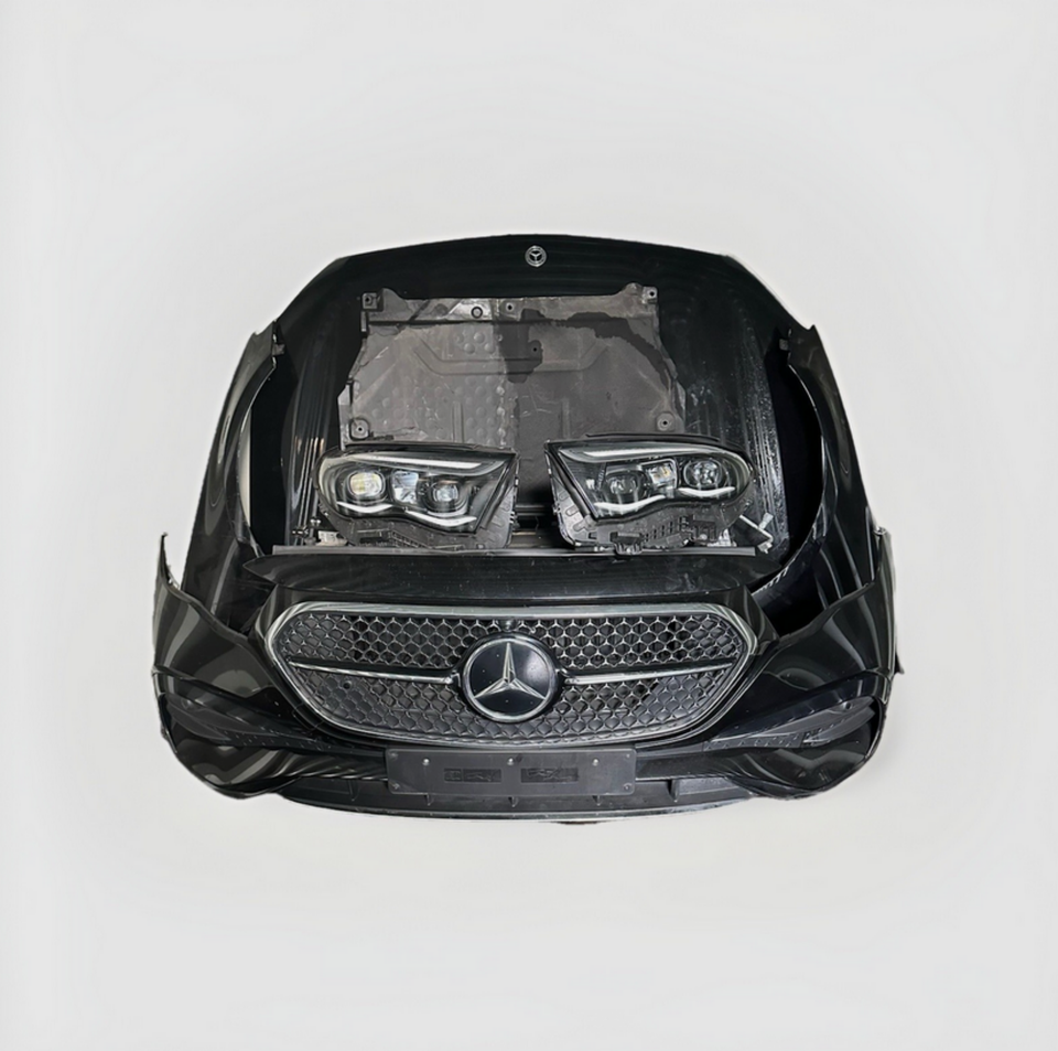 Mercedes W214 E220d Frontpaket Stoßstange Scheinwerfer Motorhaube