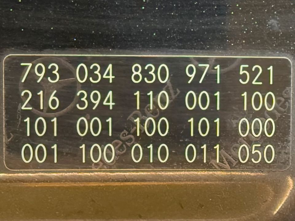 Mercedes W216 CL AMG 63 Facelift Motorhaube